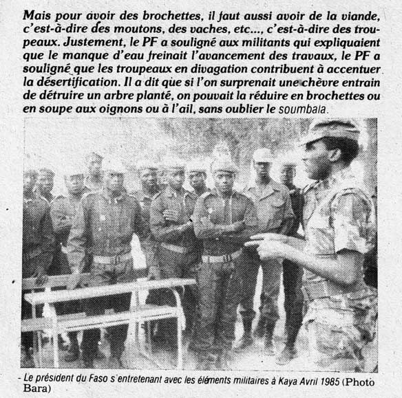 Chroniques du Burkina, Jean-Hubert Bazié,Burkina Faso, Thomas Sankara, Kaya, 1985
