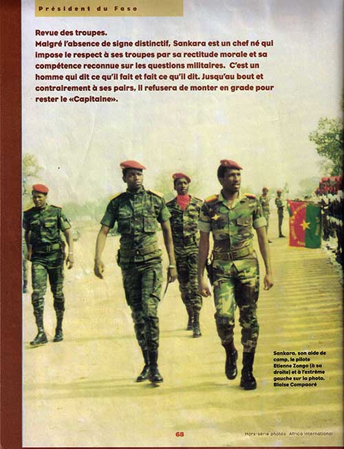 "Thomas Sankara, les images d'un homme intègre :  1987-1997 l'album anniversaire" Africa international, hors-série photos, 1997