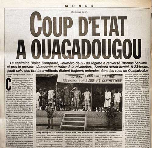 Libération, 16 octobre 1987