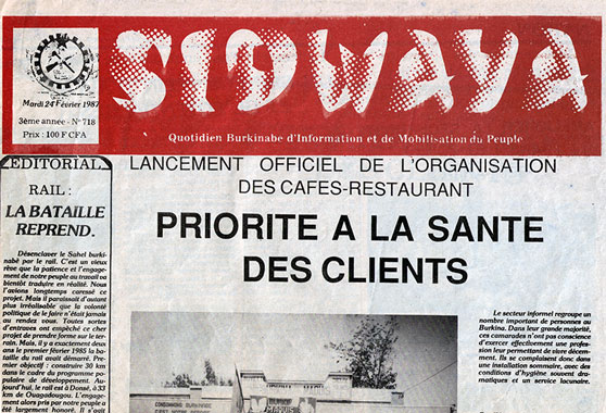 Sidwaya, N° 718, 24 février 1987
