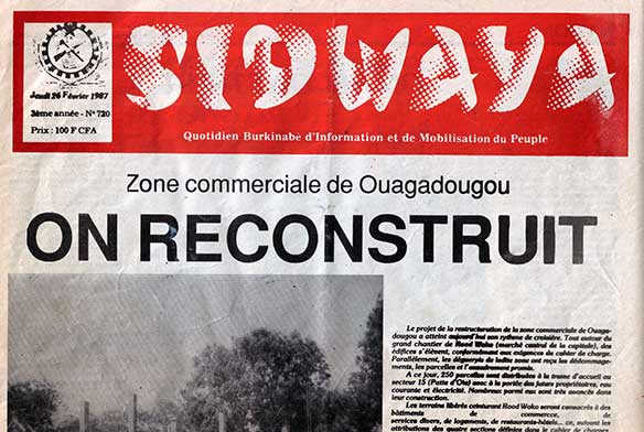  Sidwaya, n° 720, 26 février 1987