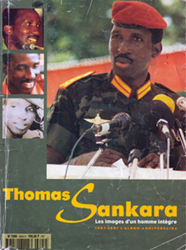 "Thomas Sankara, les images d'un homme intègre: 1987-1997 l'album anniversaire" Africa international, hors-série photos, 1997