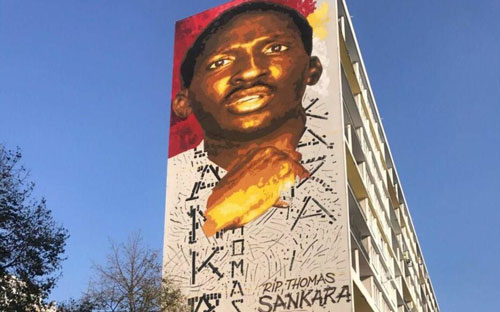 vry-sur-Seine : une fresque en hommage à Thomas Sankara