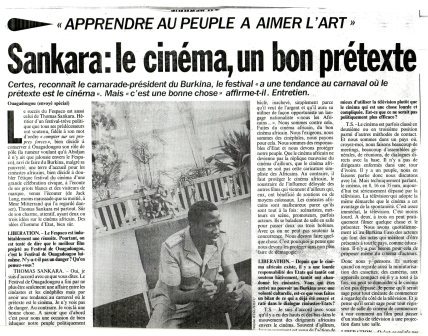 Libération, mars 1987