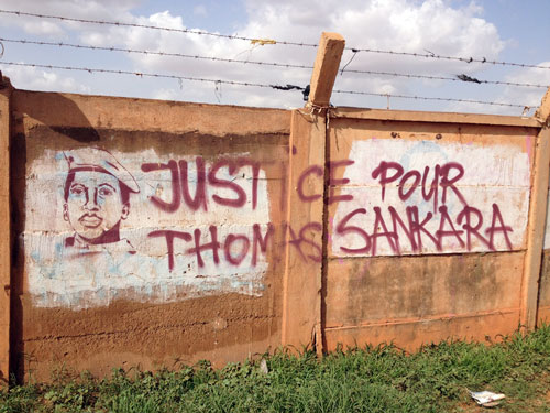 Justice pour Sankara, Ouagadougou, août 2016 © Christophe Cupelin