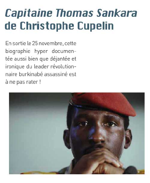 Capitaine Thomas Sankara de Christophe Cupelin Afriscope, novembre-décembre 2015