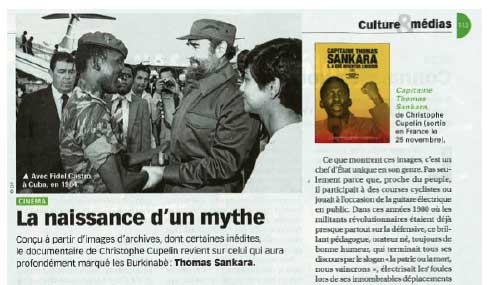 La naissance d'un mythe Jeune Afrique, Renaud de Rochebrune, 23 novembre 2015