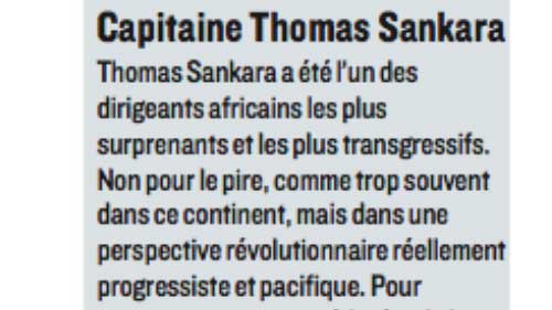 Capitaine Thomas Sankara Politis, 26 novembre 2015